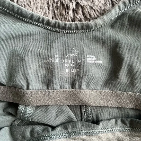 Gray Strappy Aerie Tank Top - Picture 5 of 7